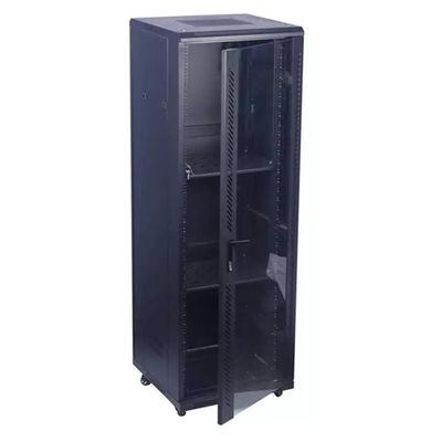 Качественный  37U Floor Standing Server Rack Cabinet SPCC IP20 Cold Rolled Steel фабрика