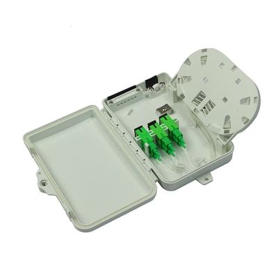 свет SC APC/UPC SM SX PC+ABS терминальной коробки оптического волокна 6Port - серый для телекоммуникаций