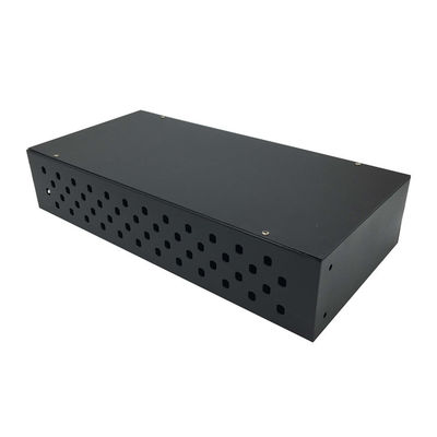 Стальной переходник пульта временных соединительных кабелей 0.8mm толстый 2U FC оптического волокна шкафа