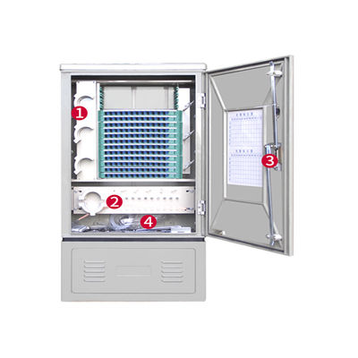 Шкаф SM положения пола FTTH/оптическое волокно MM коробка стены внешняя