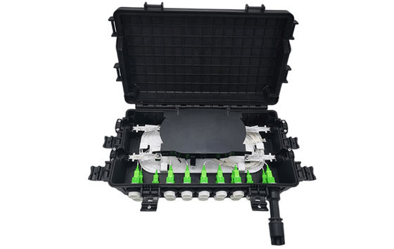SC IP68 2 терминальной коробки оптического волокна FTTB водоустойчивый В 2OUT 48Core 16Port