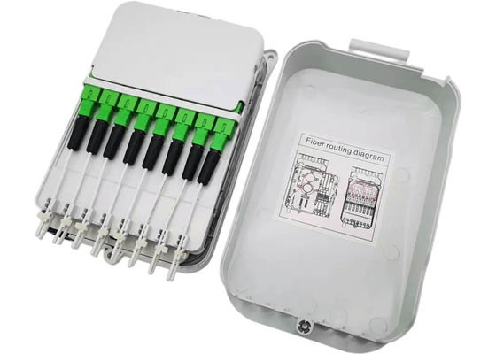 16Core коробка распределения UPC Splitter FTTH/стена APC свет держателя - серый