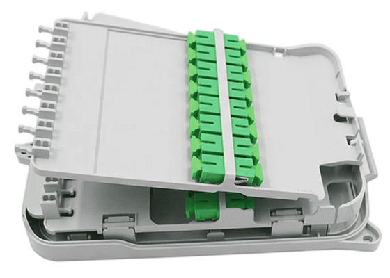 16Core коробка распределения UPC Splitter FTTH/стена APC свет держателя - серый