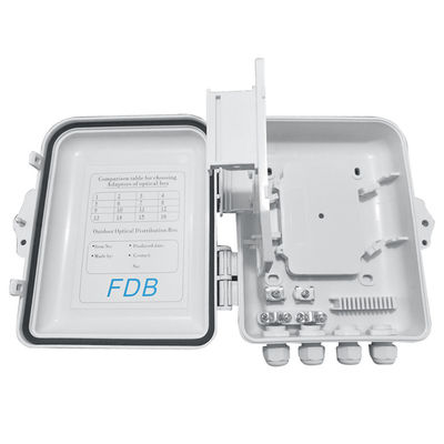 Стена коробки IP65 12Cores Splitter оптического волокна PLC SC 1x8 установила