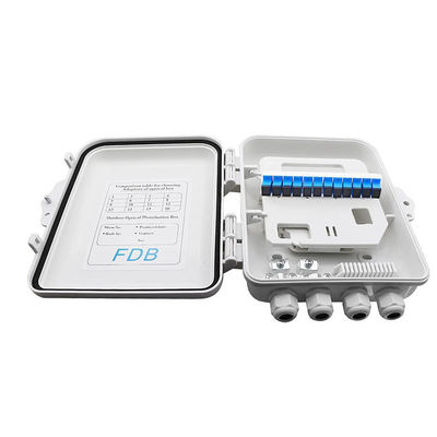 Стена коробки IP65 12Cores Splitter оптического волокна PLC SC 1x8 установила