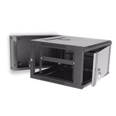 Дверь 6U шкафа 1.2mm шкафа держателя стены шкафа сервера шасси стеклянная