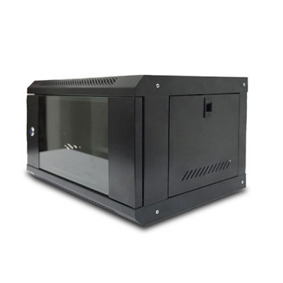 Дверь 6U шкафа 1.2mm шкафа держателя стены шкафа сервера шасси стеклянная