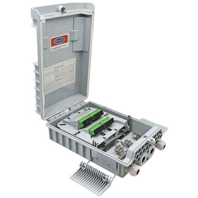 SM/оптического волокна Splitter MM света коробки - серого Splitter PLC 1x8