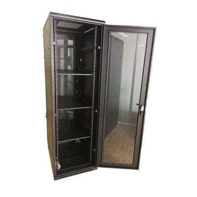 установка шкафа шкафа SPCC шкафа сервера 47U со стеклянной дверью 600*600*2200MM