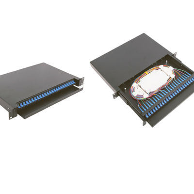 19-дюймовый корпус для монтажа в стойку 1U, 430x200x46 мм, 24 порта