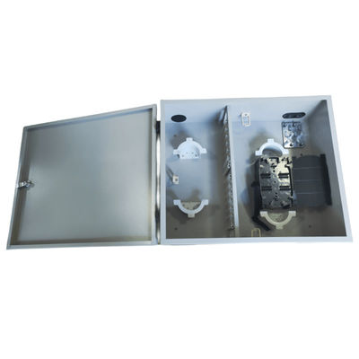 72Port Single Door Wall Mount Fiber Enclosure 72fibers (SC/SX) Серое / на заказ