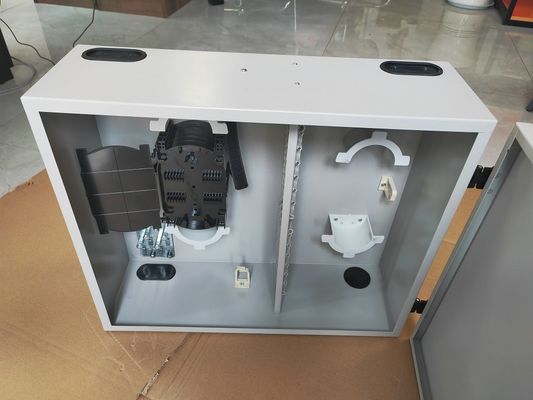 Стенная оболочка из волокна с одной дверью, 144 волокна (LC/DX) стальных листов с холодной прокаткой