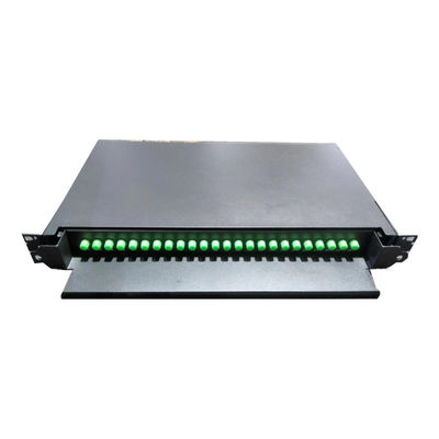 24C FC APC Fiber Count Optical Patch Panel для G652D / G657A1 Волокна