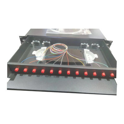 12 FC UPC Sliding Fiber Optic Patch Panel для эффективных сетевых установок