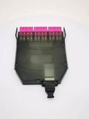 12-жильные кассеты MPO-LC MTP-LC SM OM3 OM4 OM5 для разделения волокон, пластик